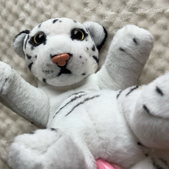 Adventure Planet Plush White Striped Tiger Cub Stuffed Animal Toy - Picture 4 of 16